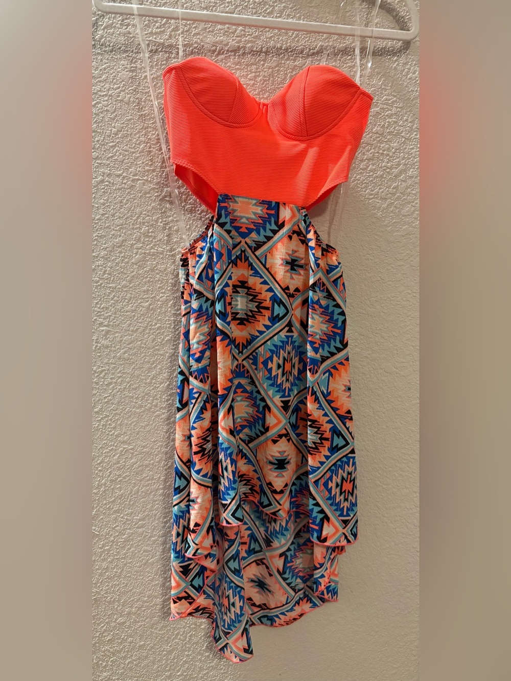 NWT--Rue21– Strapless, High Low Hem Dress, XS